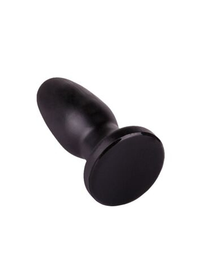 Чёрная овальная пробочка на ножке - 11,5 см. (Цвет: черный)