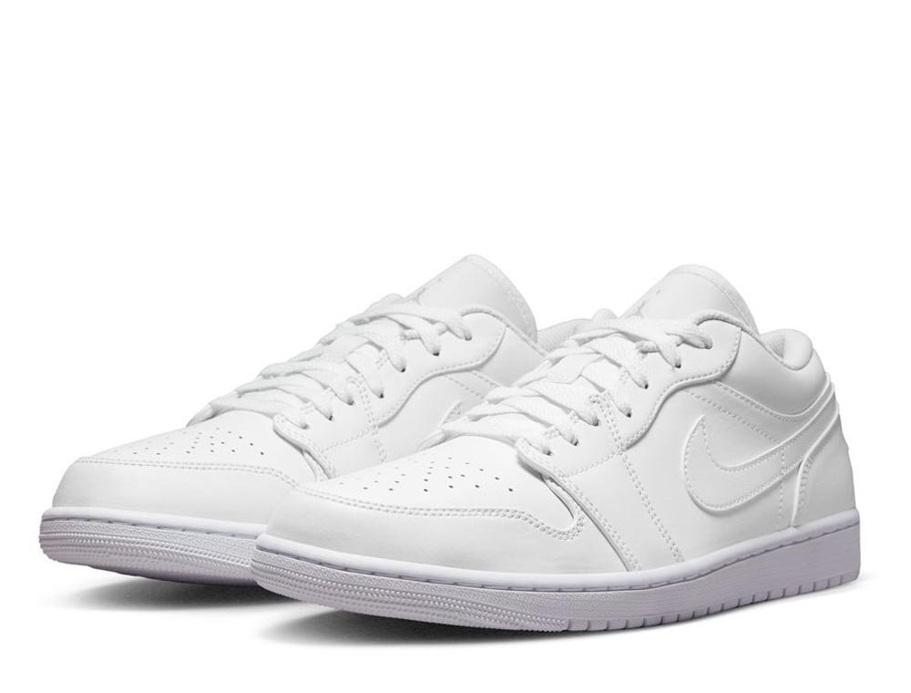 Баскетбольные кроссовки Air Jordan 1 Low "Triple White"