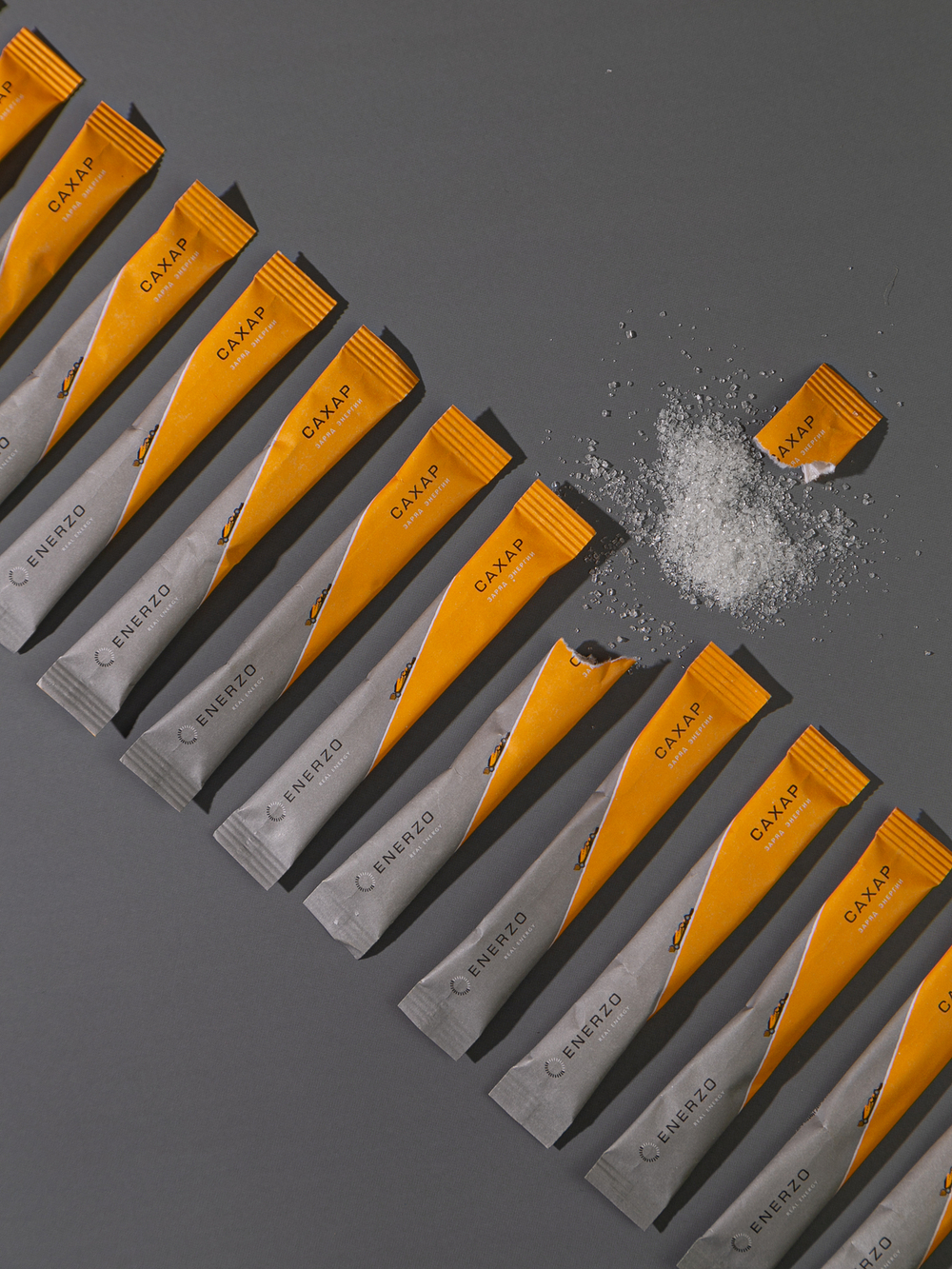 Сахар белый 1кг ENERZO - 200 штук по 5г