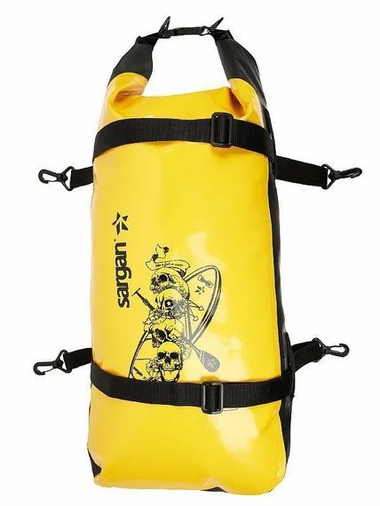 Гермо-мешок-рюкзак Sargan Скелетон Супер-Сап 25 л желтый