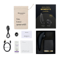 We Vibe Golden Moments – набор бестселлеров: Womanizer premium и We-vibe Chorus