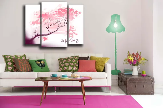 Модульная картина "Сакура"