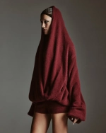 Джемпер Лиса М, Бордовый