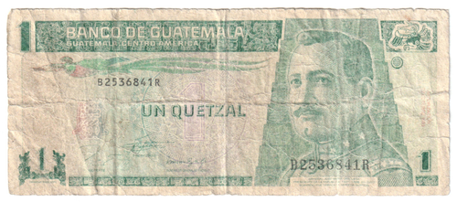Guatemala, 1 Quetzal, 1993 - 1995, G