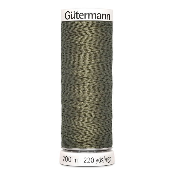 Нитки универсальные Gutermann Sew-all 100 (200 метров), 5 кат. | 825 золотисто-оливковый
