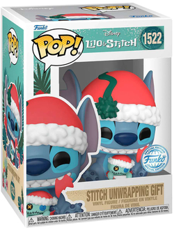 Фигурка Funko POP! Disney Lilo & Stitch Stitch Unwrapping Gift (Exc) (1522) 82860