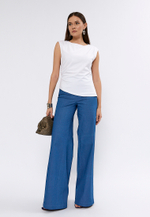 Блуза-топ CHLOE белого цвета