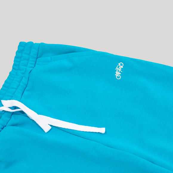 Wide Sweatpants Blue Jewel