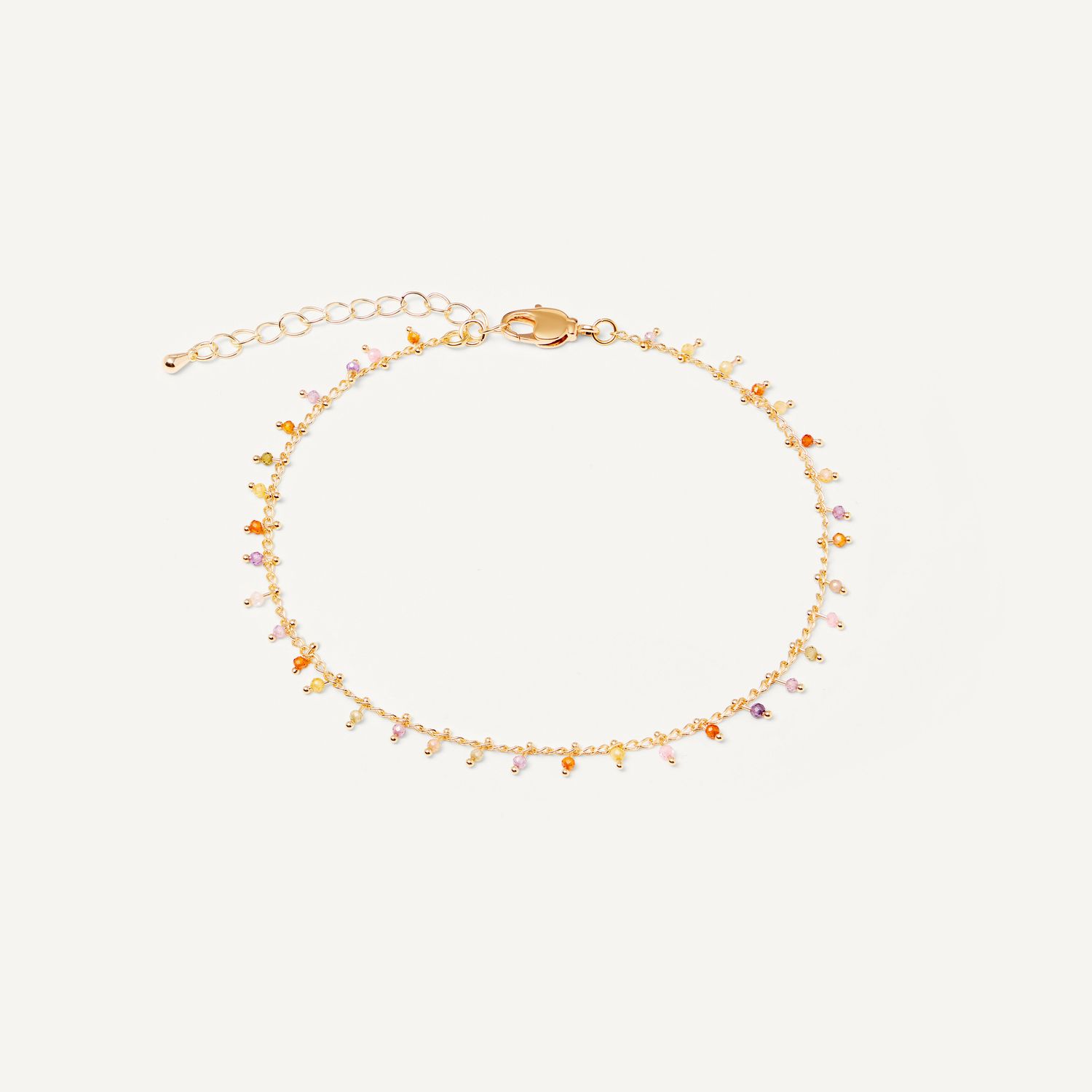 Анклет Multi Quartz Chain Anklet - Gold