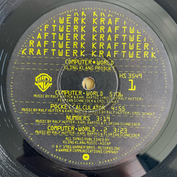 Винтажная виниловая пластинка LP Kraftwerk Computer World (США 1981)
