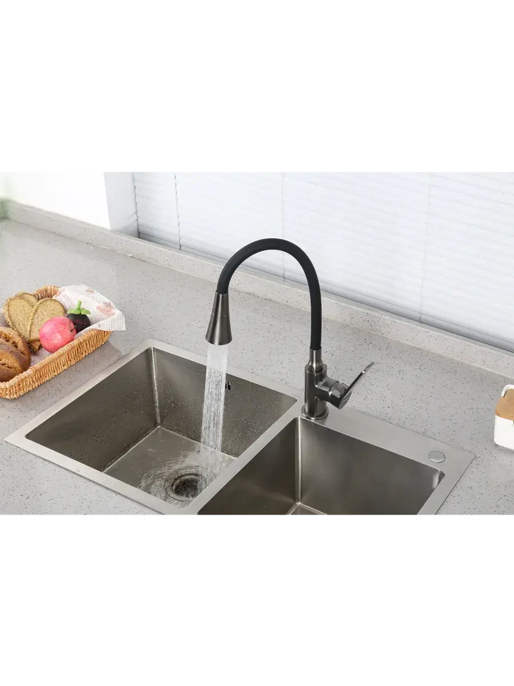 Смеситель для кухни с гибким изливом FRAP F4462-9