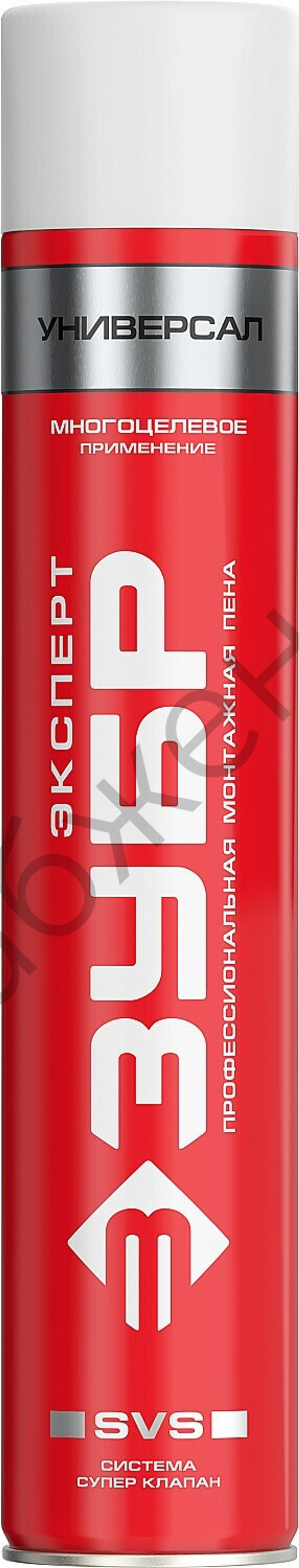 ЗУБР STD выход до 42л SVS, 750 мл, адаптерная всесезонная, Монтажная пена (41143)