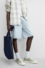 Шорты straight fit denim