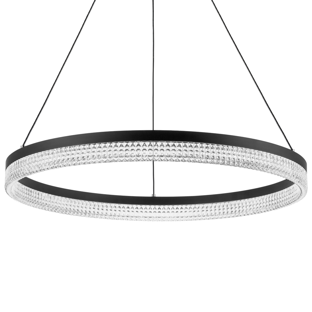 736167 Люстра ROTONDA 38W LED 2106LM 180G ЧЕРНЫЙ 3000K