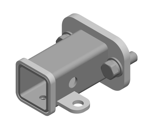 Адаптер-Переходник с фланцевого шара F под квадратное отверстие US-2 (50х50) М16-90 мм Автос.Z2-16