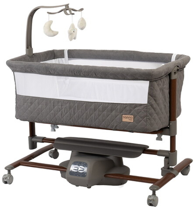 Колыбель Peppy Sonno электрическая Орех/Серый