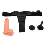 Женский страпон Sensual Comfort Strap-On - 15 см.