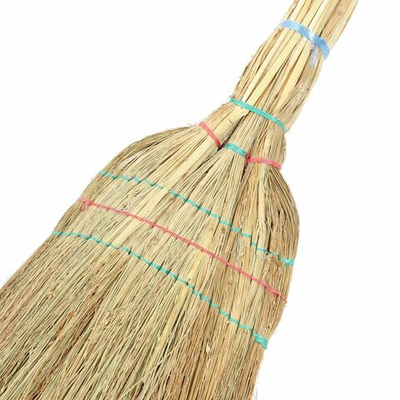 Узбекский трехпрошивной трехлучевой веник из сорго (87-96 см) (Цвет: не задано)