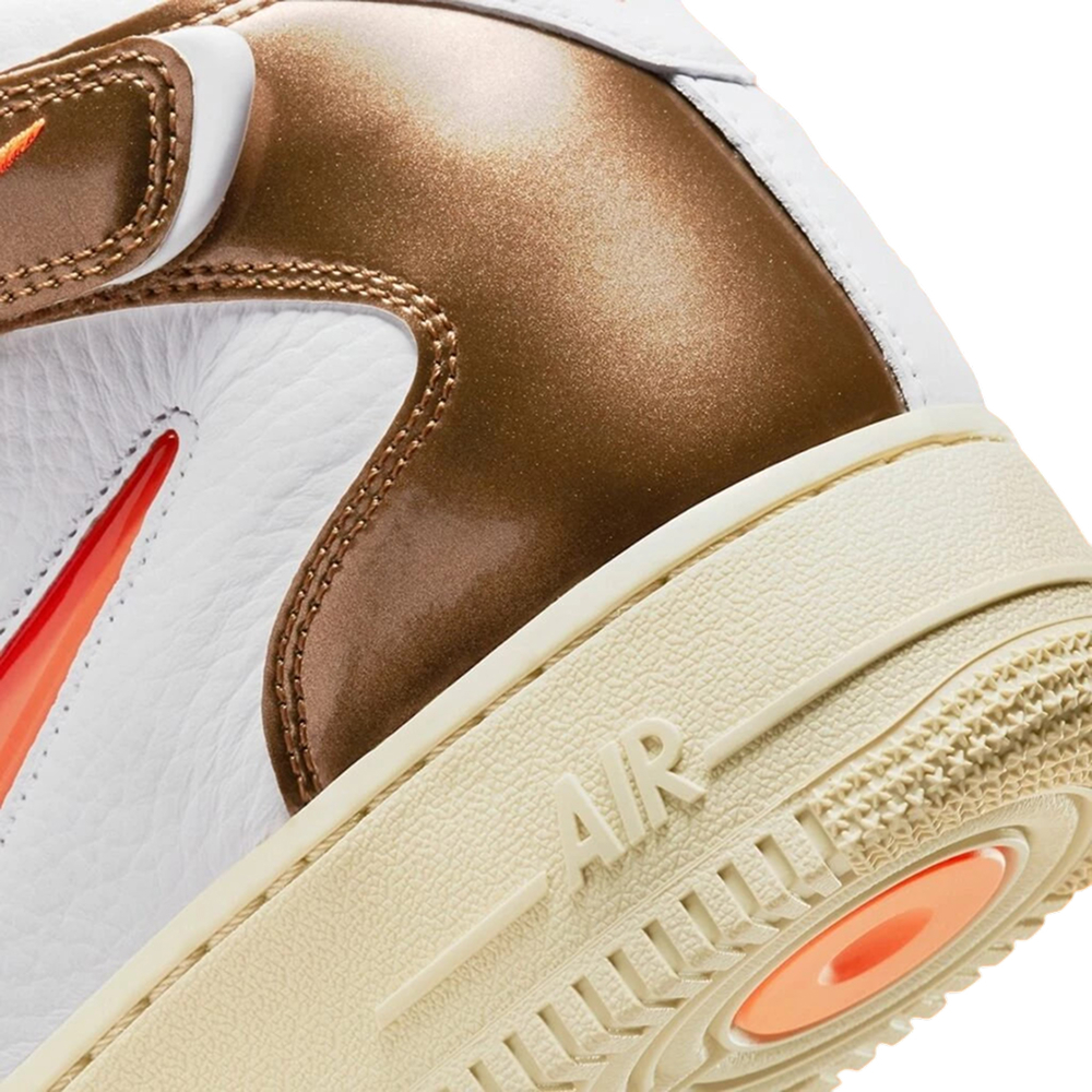 Кроссовки Nike Air Force 1 Mid QS White/Brown