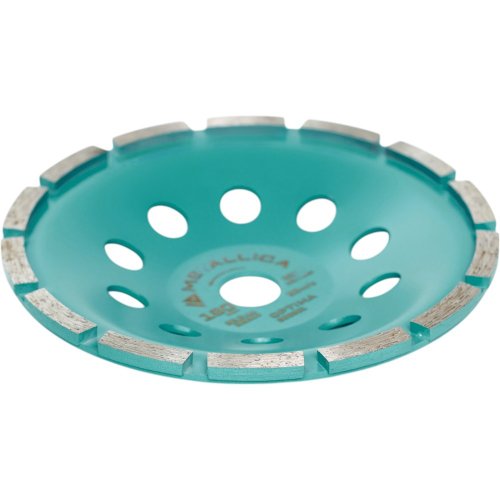 Чашка алмазная сегментная 1 ряд METALLICA Optima 180x22,2 мм, по бетону   900901