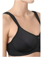 Бюстгальтер для фиксации экзопротеза молочной железы 85С, карман справа, Черный