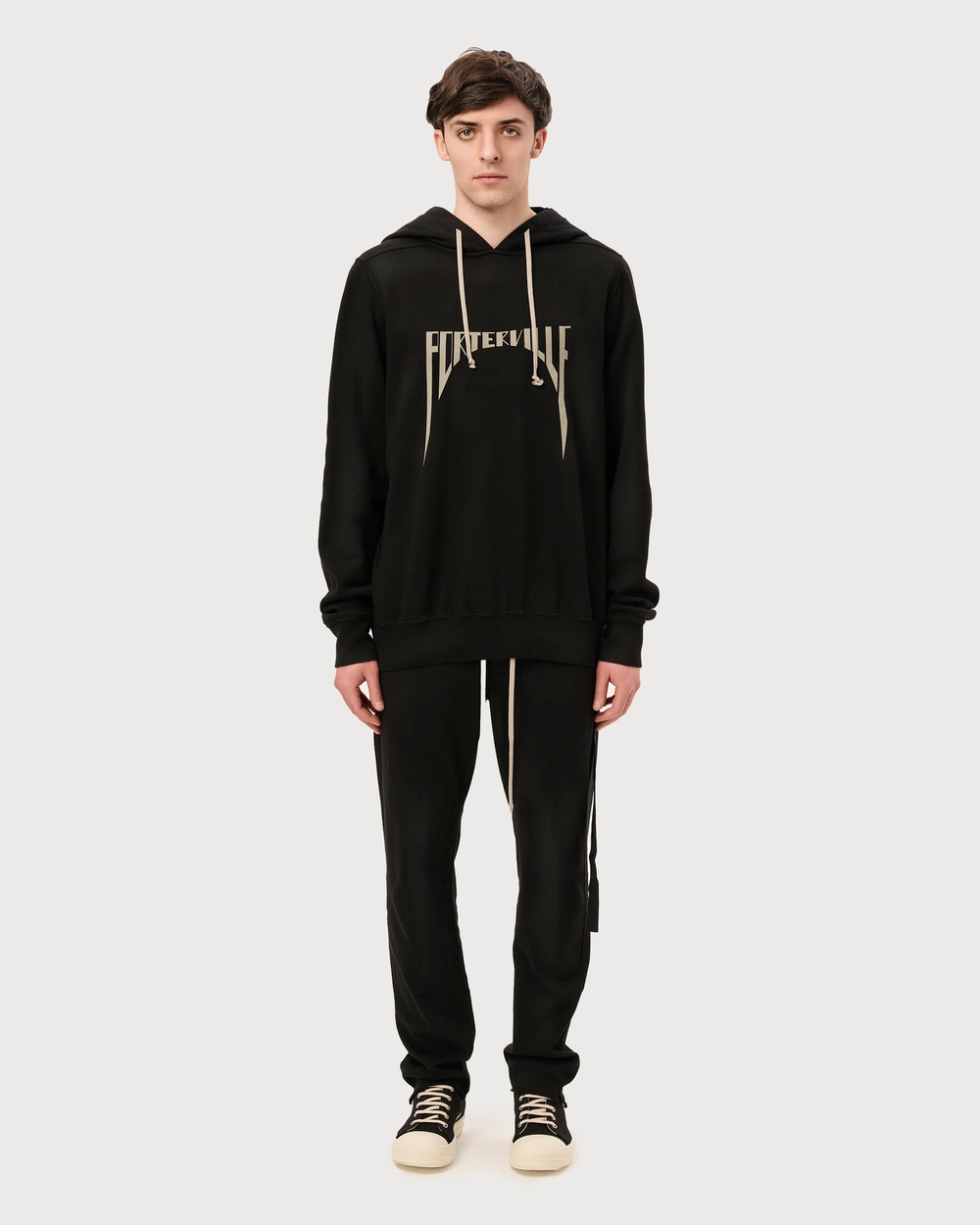 RICK OWENS DRKSHDW БРЮКИ ЧЕРНЫЕ KNIT BERLIN RIG