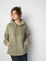 Толстовка плюшевая с капюшоном