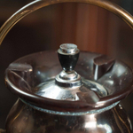 Винтажная напольная пепельница с крышкой