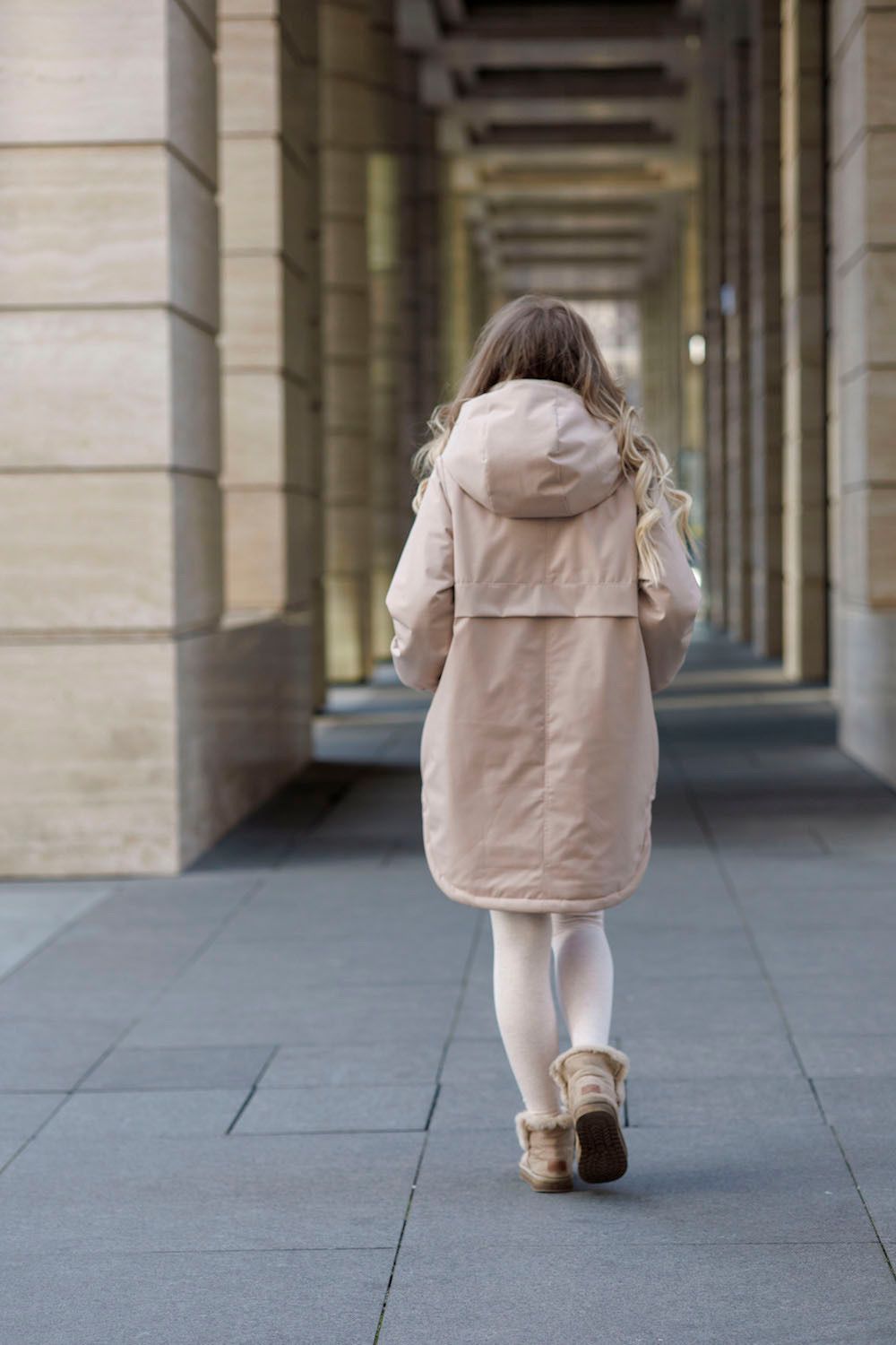 Куртка ko-ko-ko утепленная женская бежевая