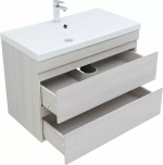 Тумба с раковиной Aquanet Нота New 334206 100 дуб холден