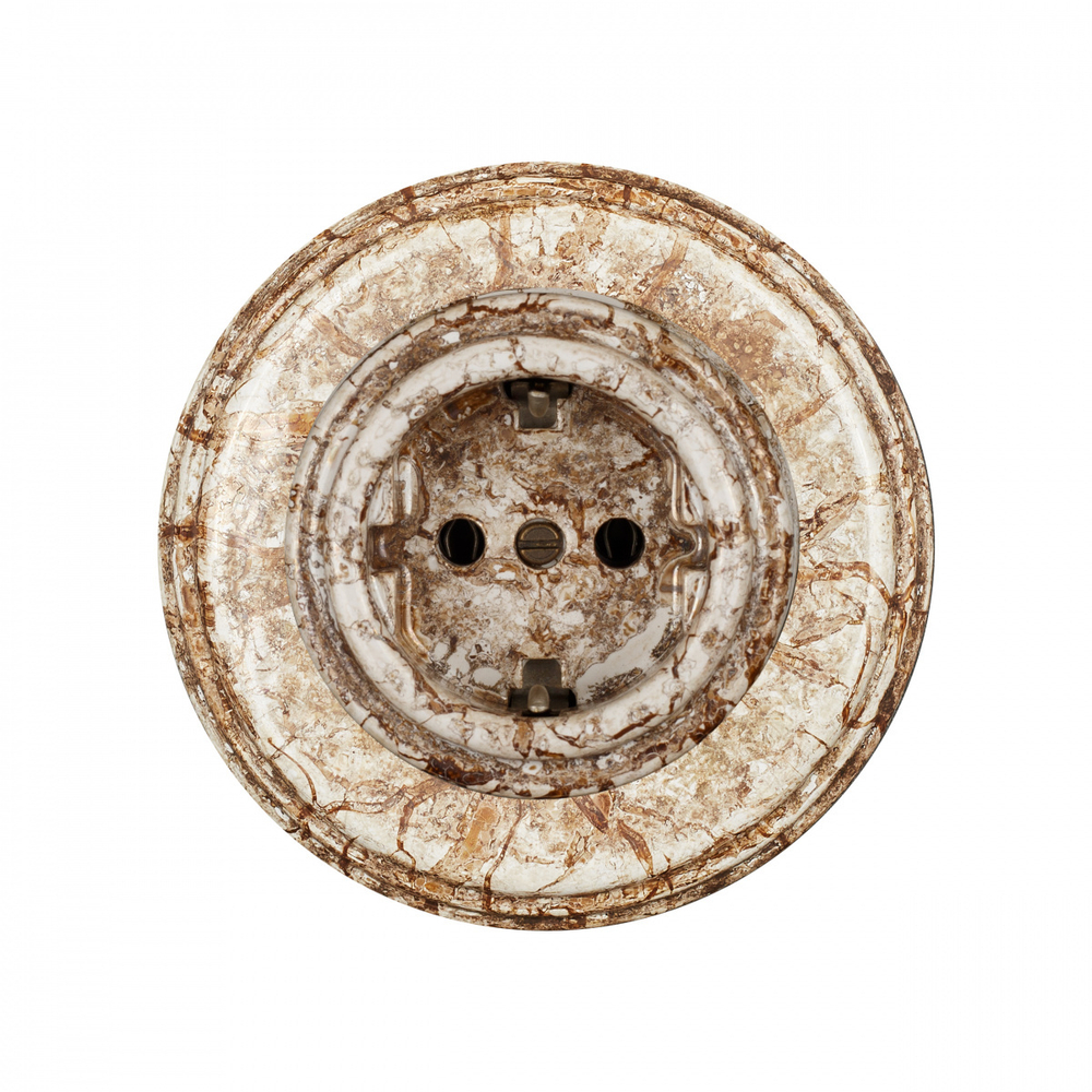 Рамка 1 постовая, керамика, цвет мрамор BF2-610-09