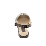 631198 туфли летние женские черный лак