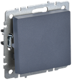 BRITE Выключатель 1-клавишный перекрестный 10А ВС10-1-3-БрМ маренго IEK