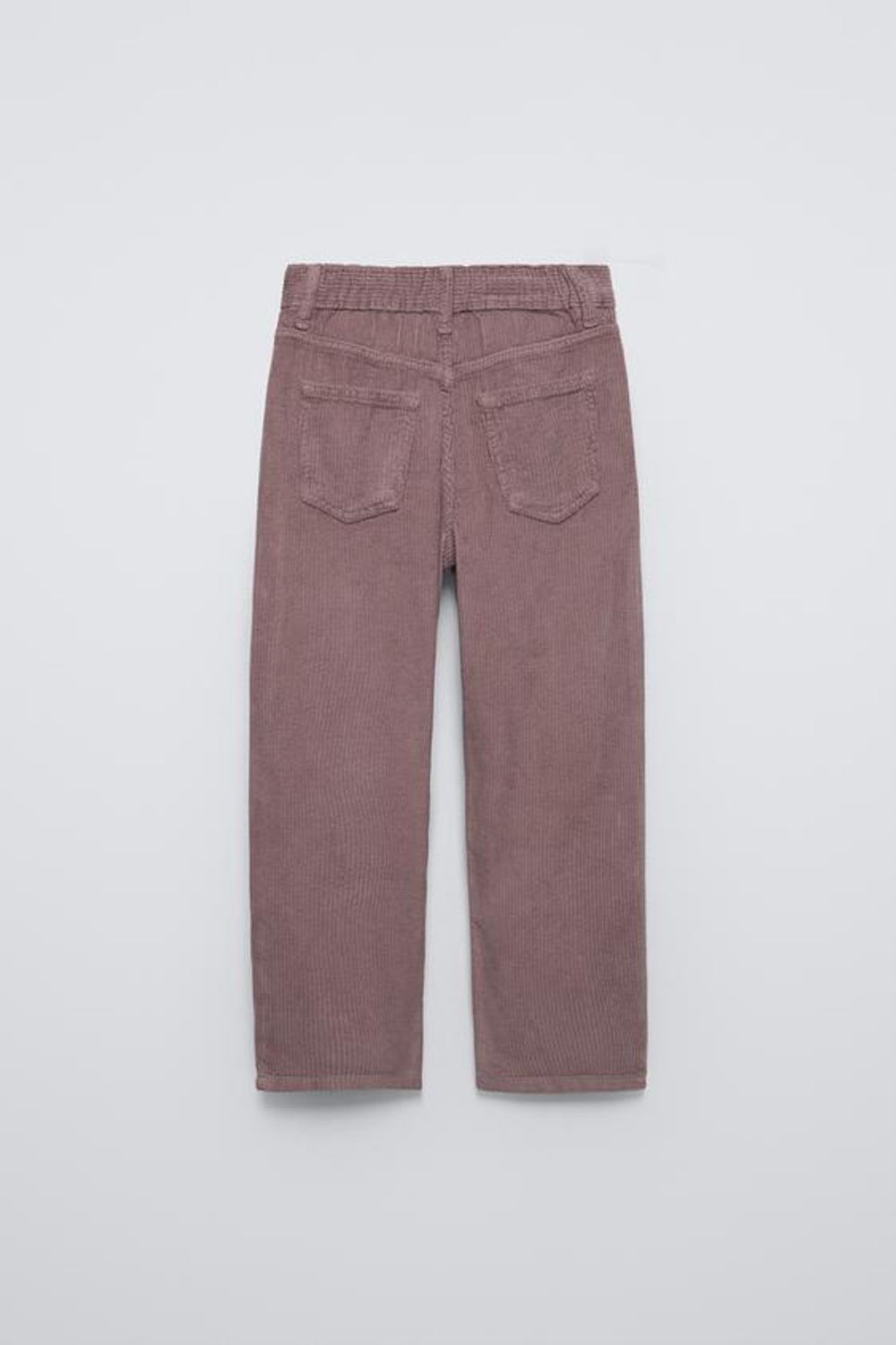 ZARA БРЮКИ BALLOON ИЗ ВЕЛЬВЕТА, РОЗОВЫЙ