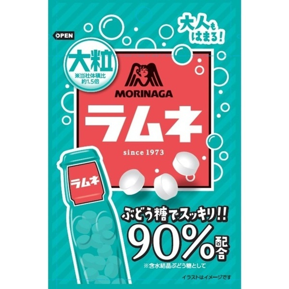Конфеты драже Ramune Large Grain со вкусом лимонада, Morinaga, 41г