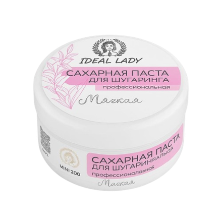 Сахарная паста для шугаринга IDEAL LADY Мягкая 200 гр