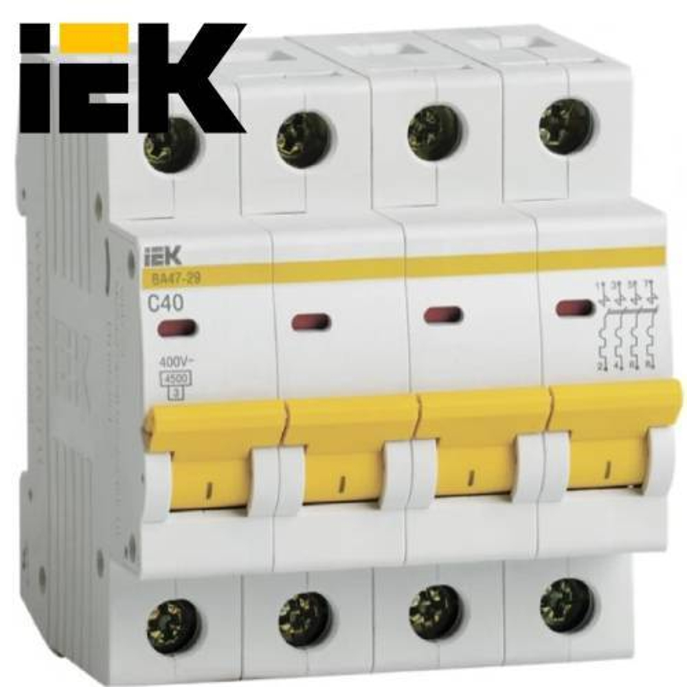 Автоматический выключатель IEK 4-Р 40А