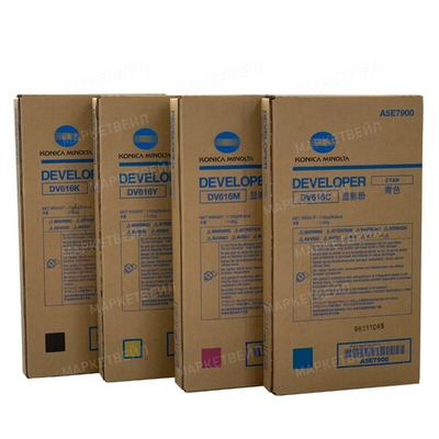 Комплект девелопер DV-616 (CMYK) Konica-Minolta bizhub PRESS C1085/C1100