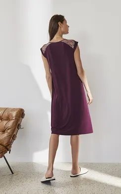 Сорочка 51942-1 Сливовый вино