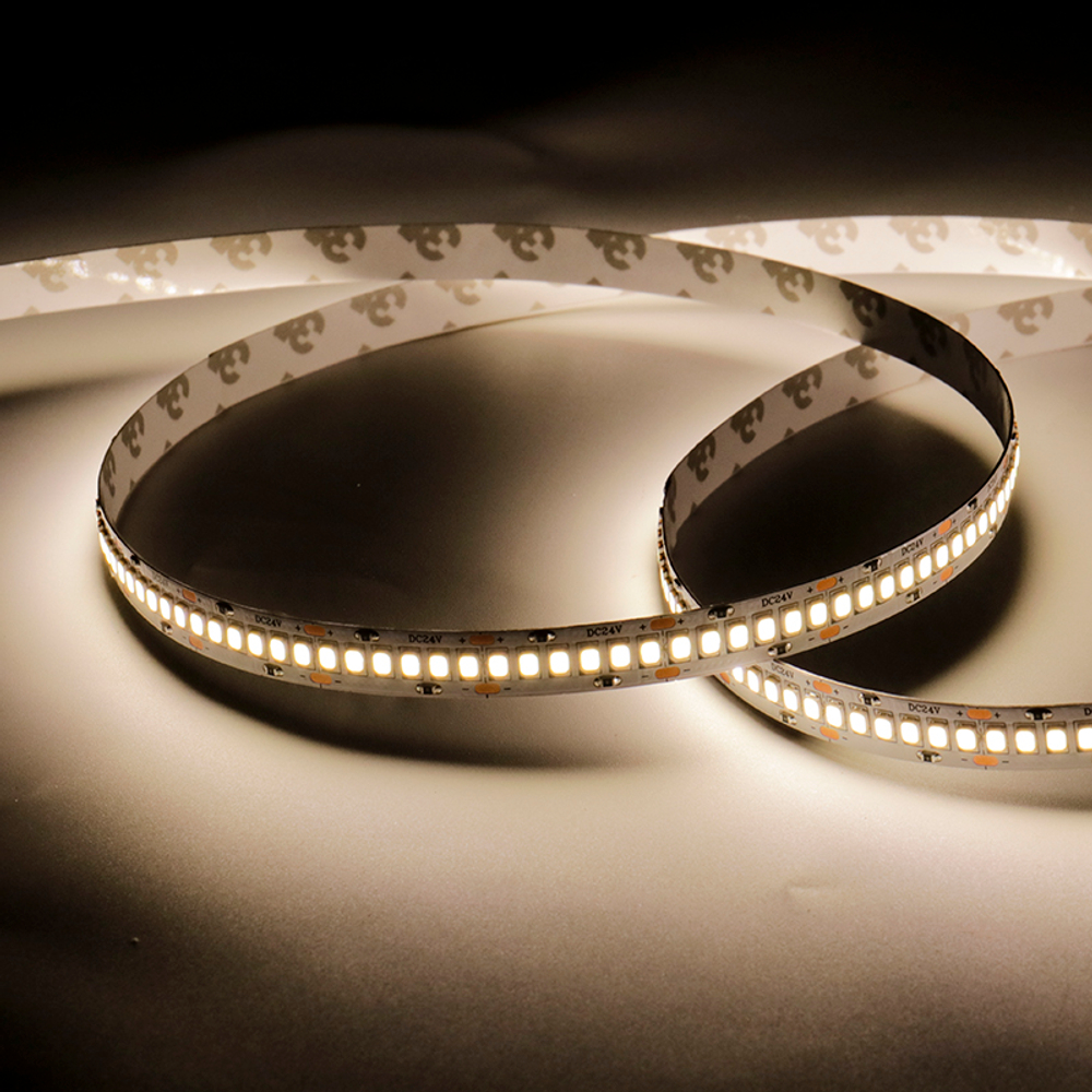 Лента светодиодная 20Вт/м SMD2835, 24В, IP20, Нейтральный белый, 4000К, 3М, 3 года гарантия