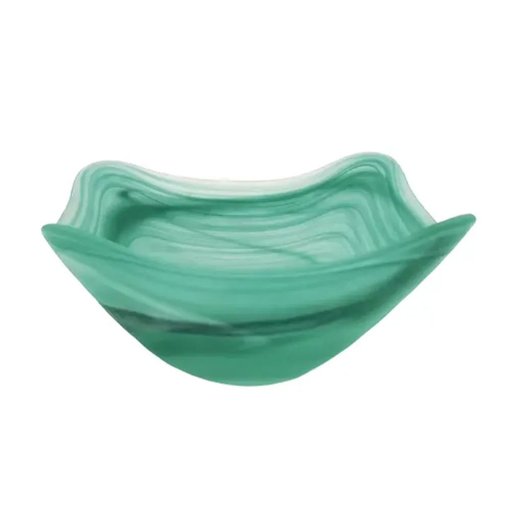 Салатник 300 мл 14*14 см h7 см Green Sky квадратный матовое стекло P.L. Proff Cuisine [6]