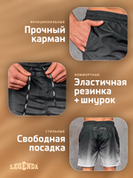 Шорты плавки Gradient Legenda укороченные черный