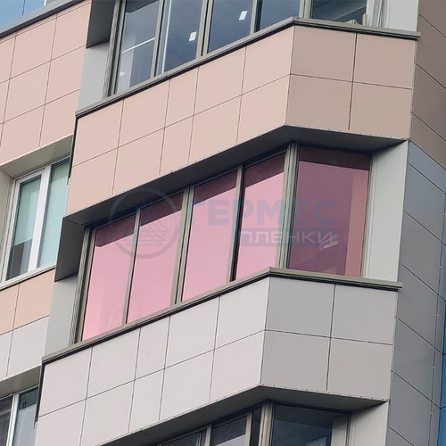 Пленка солнцезащитная зеркальная спаттерная SOLAR BRONZE 35 LUXTON, рулон