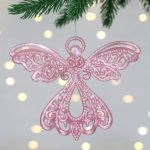 Подвеска «Фея любви» 10*13 см, Розовый