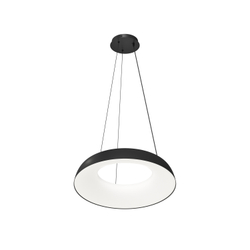 Cветильник подвесной TORION, 70Вт LED, ?630x1500 мм, 3000–6000K, алюминий, акрил, черный