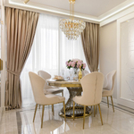 Стул обеденный Ist Casa Констанция, бежевый, золото