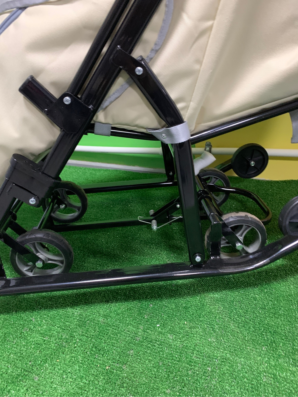 Санки-коляски Pikate КС Снеговик Бежевый