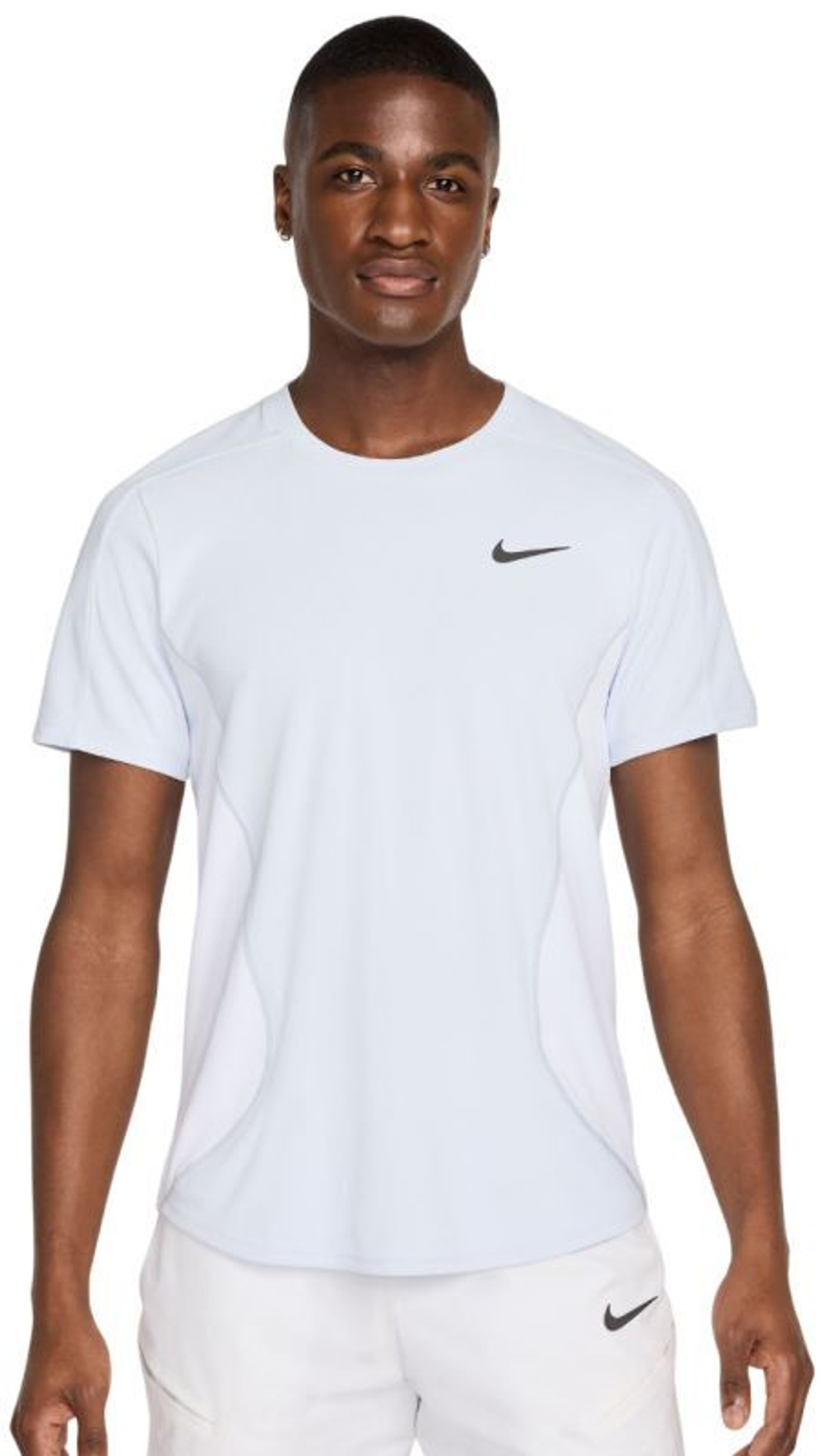 Мужская теннисная футболка NikeCourt Slam Dri-Fit Tennis - небесный