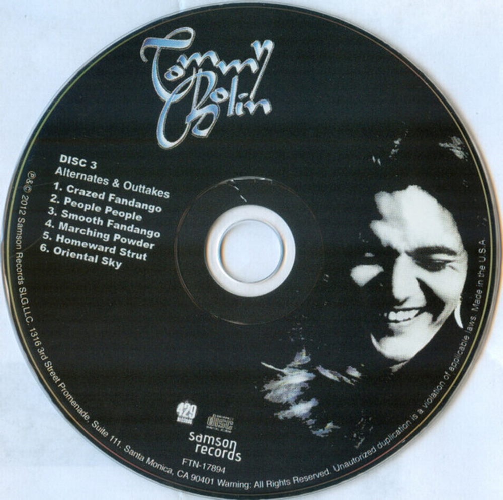 Tommy Bolin / The Definitive Teaser Collector's Edition (5CD)