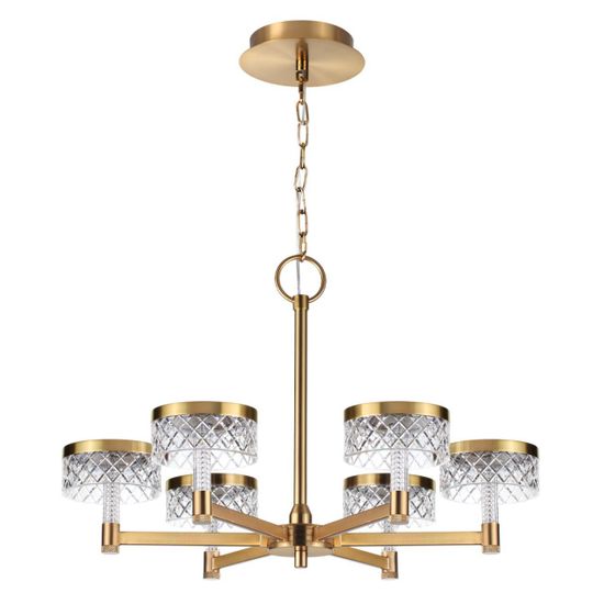 5032/36L L-VISION ODL24 567 античн.бронза/металл/акрил Люстра LED 36W 4000K 2596лм FIVRE